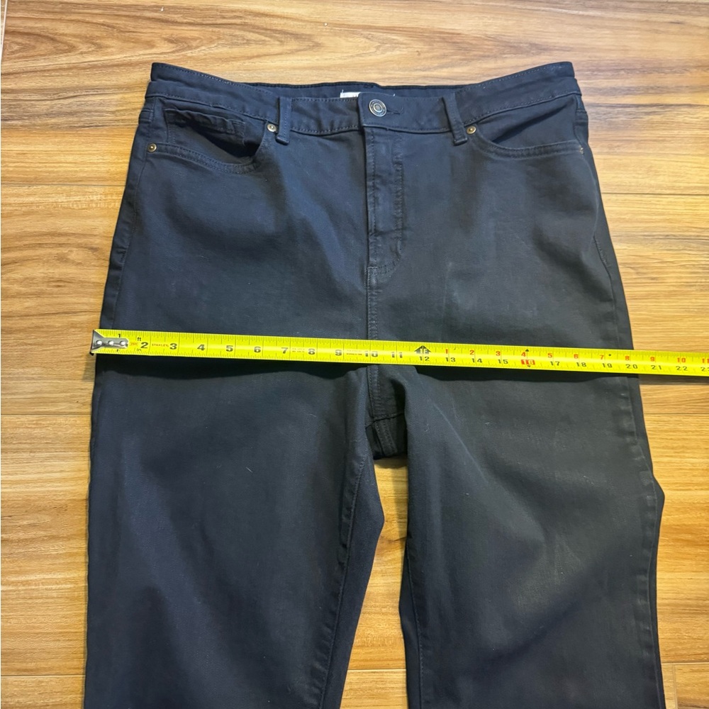 LC Lauren Conrad Black Flare Jeans super high rise - Picture 3 of 8